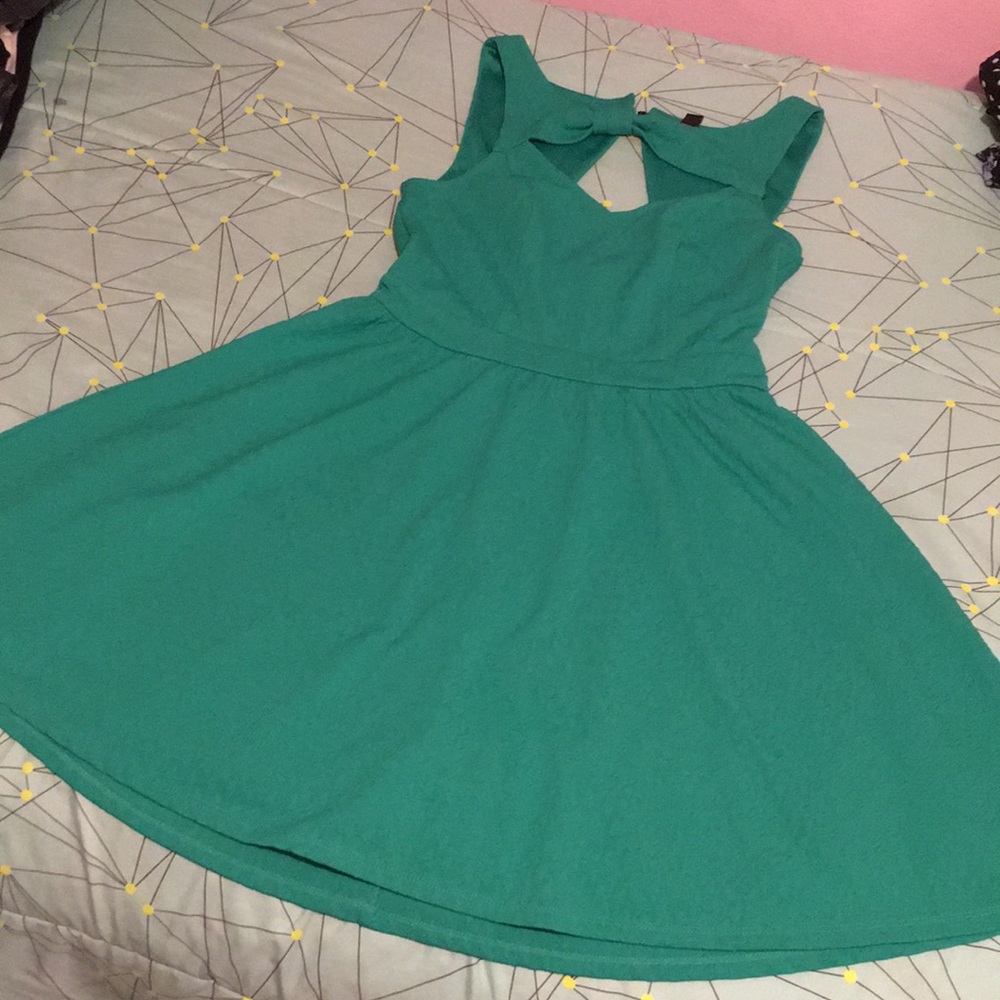 Material Girl Green Cocktail Dress